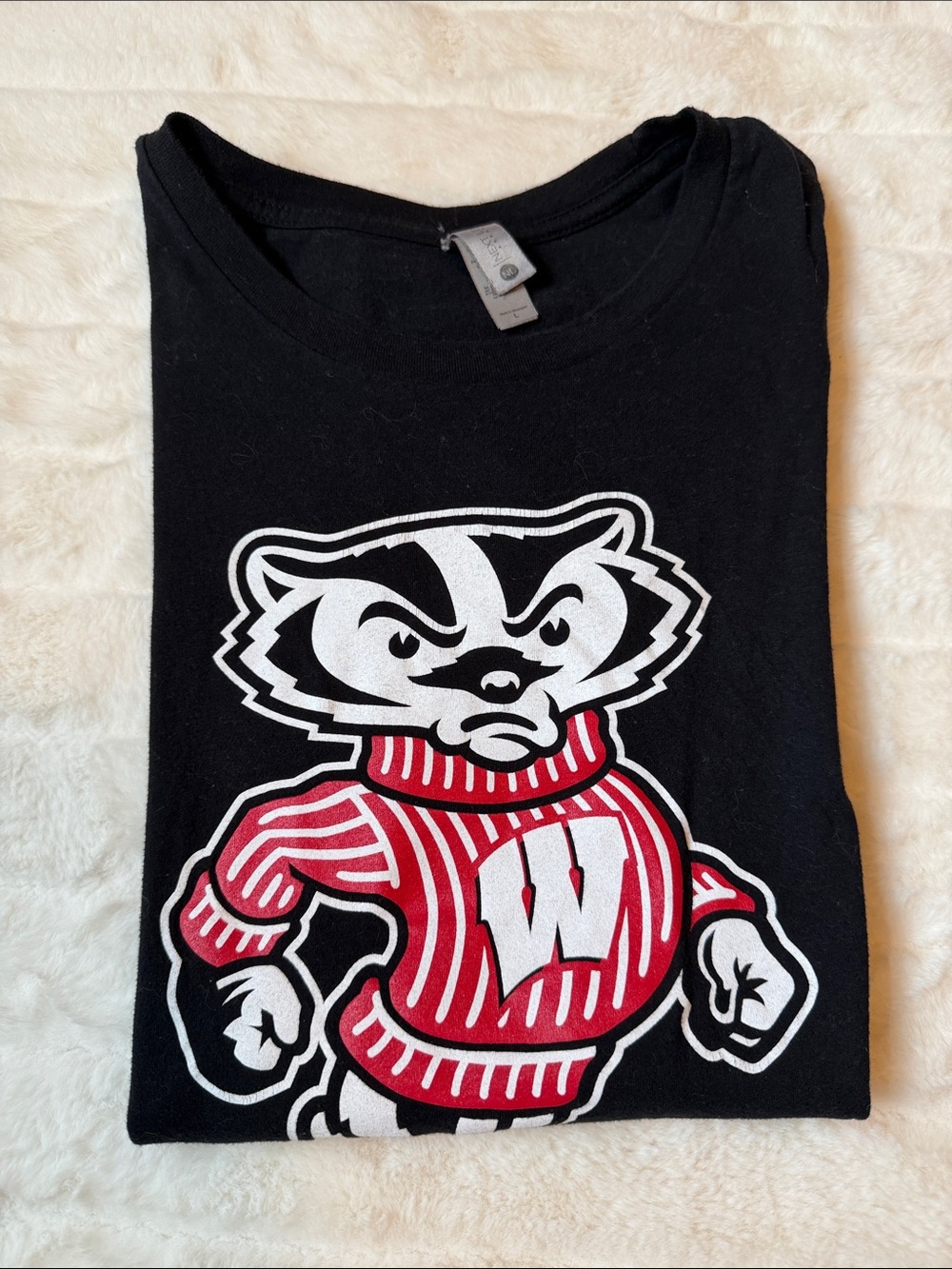 Black Graphic Badger Tee
